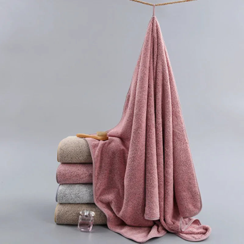 Ultra-Plush Bamboo Charcoal Bath & Hand Towels