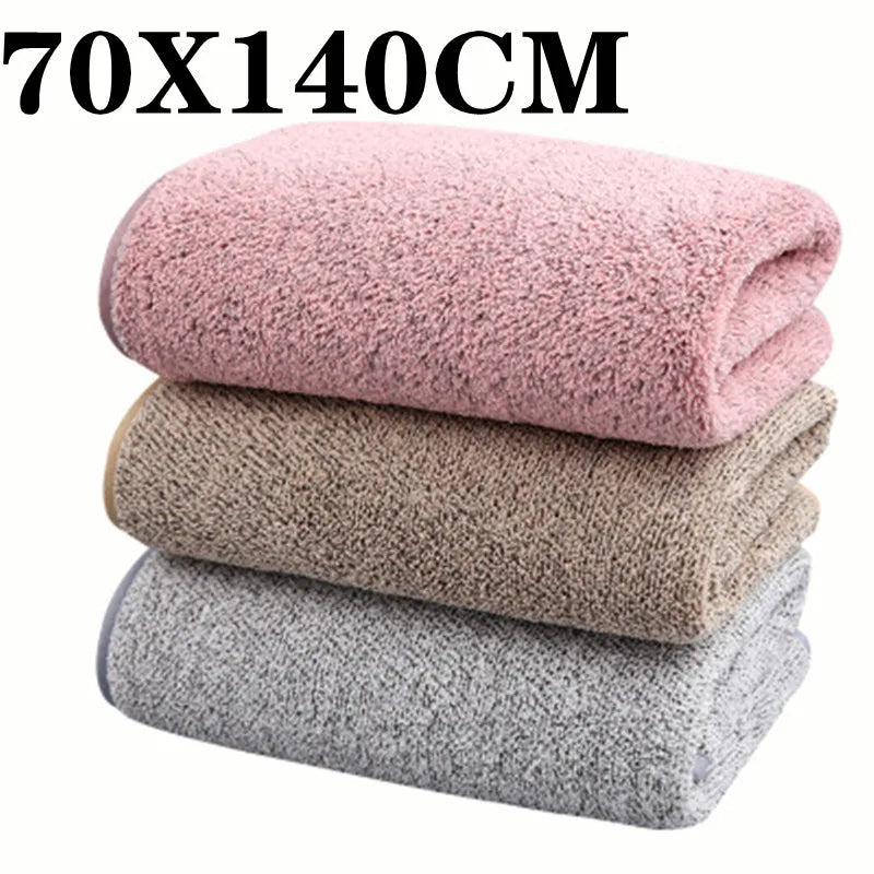 Ultra-Plush Bamboo Charcoal Bath & Hand Towels
