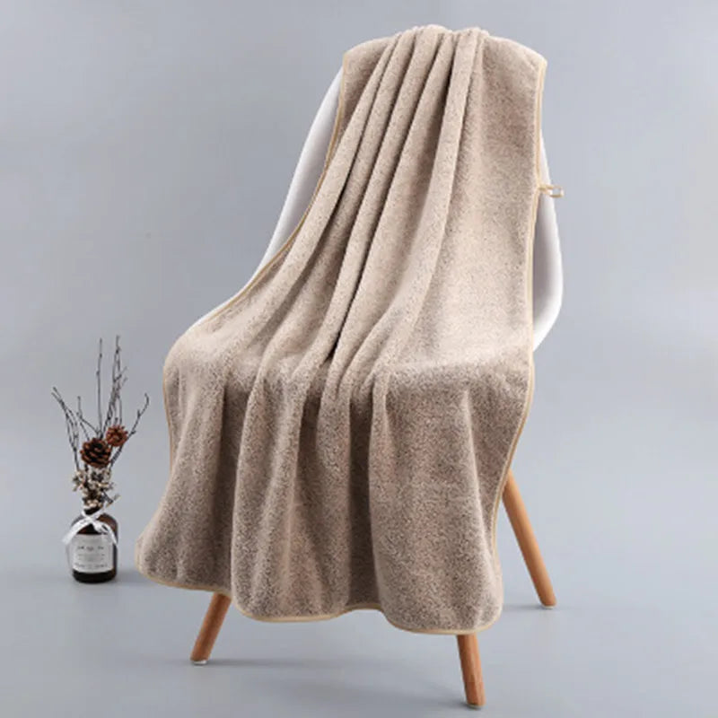 Ultra-Plush Bamboo Charcoal Bath & Hand Towels