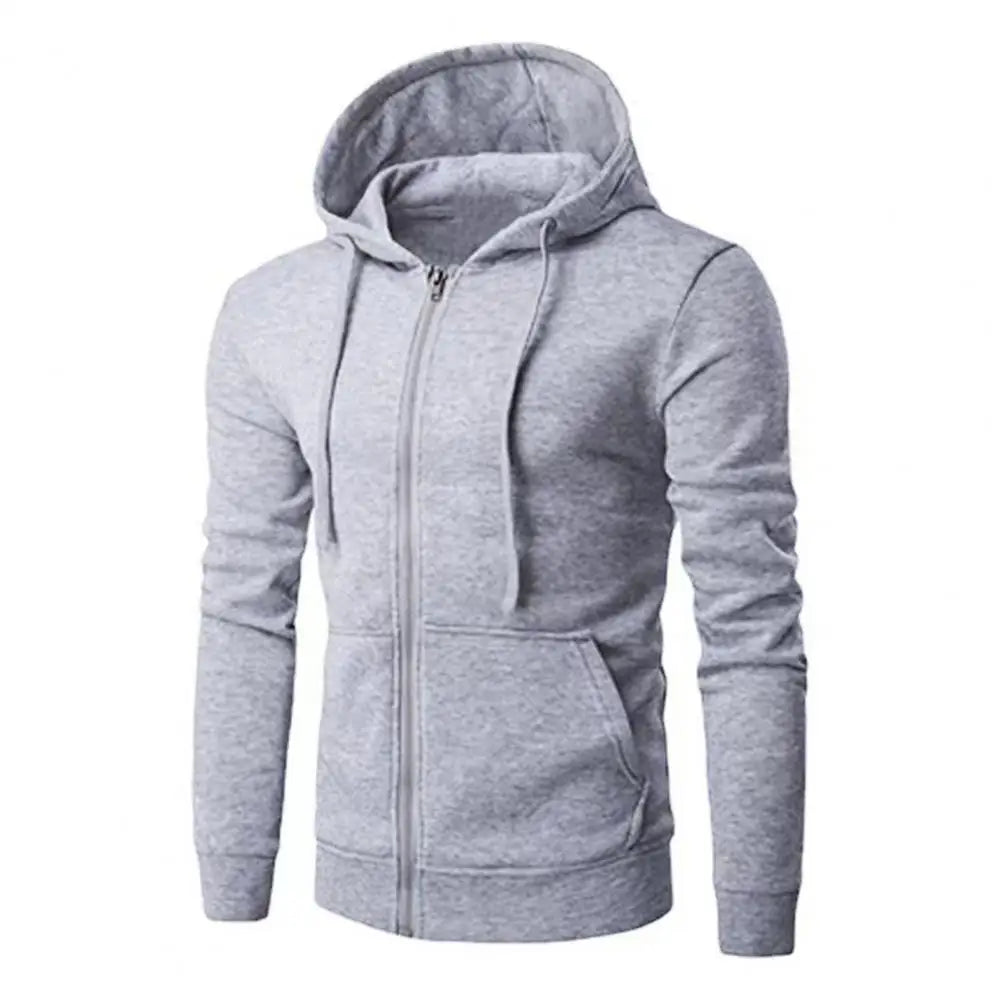 Men's Tailored Long-Sleeve Hoodie Coat