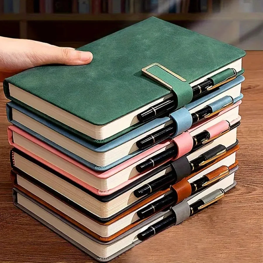 Serene Soft Leather A5 Notebook-Personalized Daily Journal