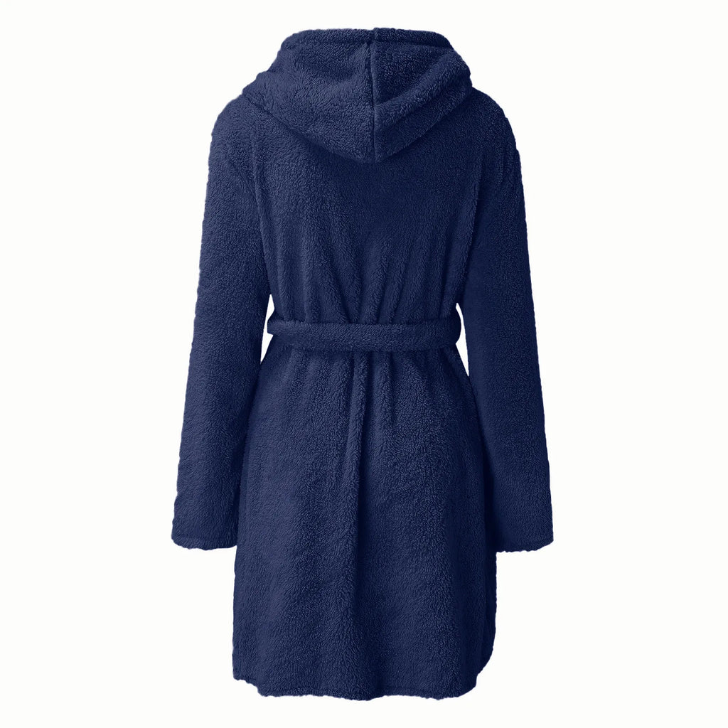 Sensual Ember Warmth Hooded Robe