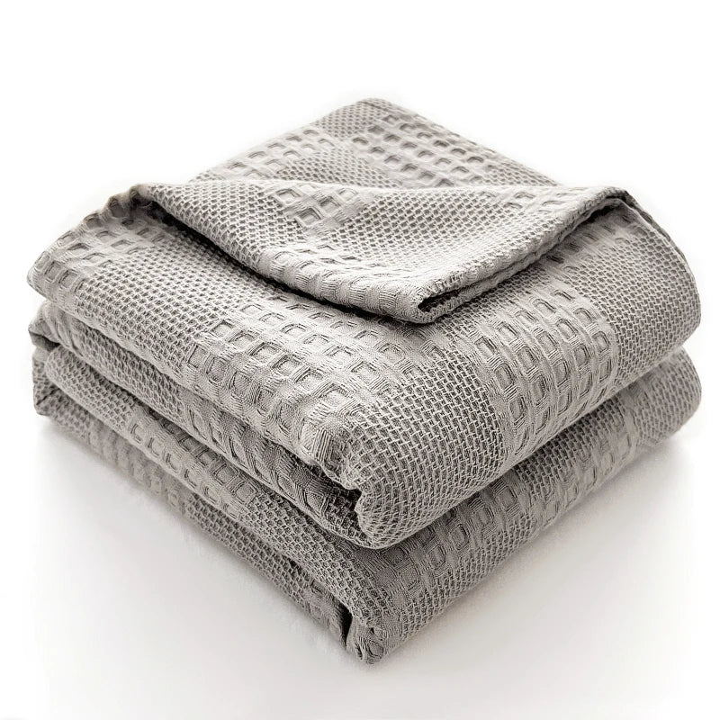 The Sacred Waffle Weave Throw