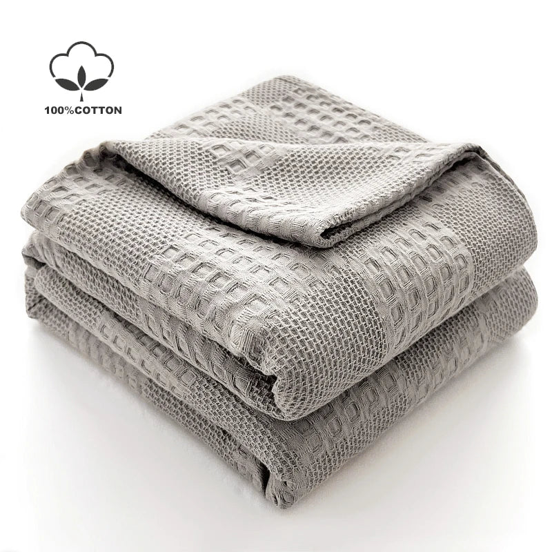 The Sacred Waffle Weave Throw