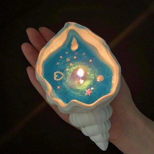 Coastal  Sanctuary Seashell Candle