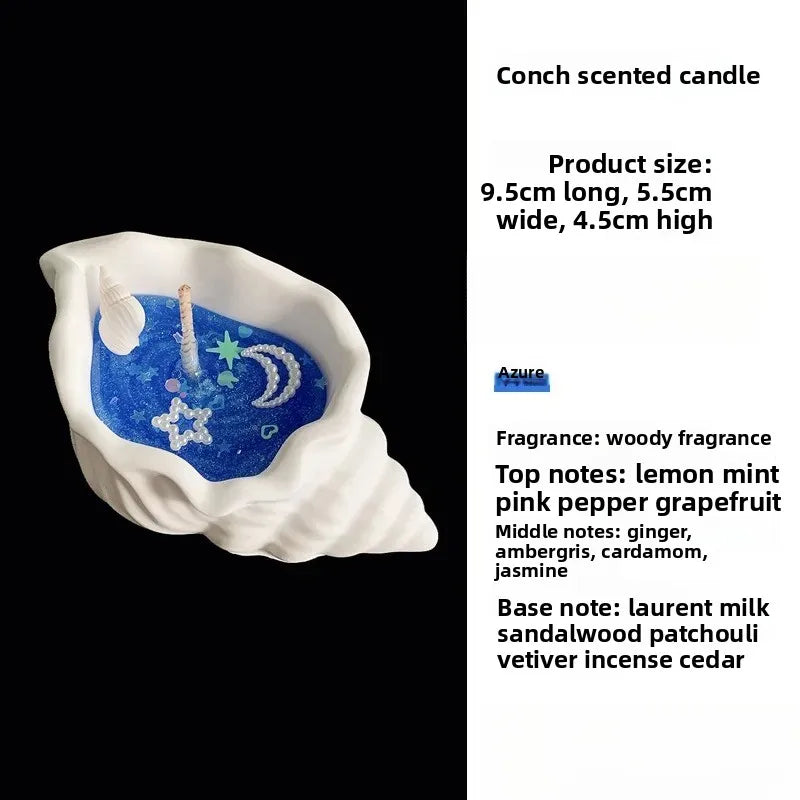 Coastal  Sanctuary Seashell Candle