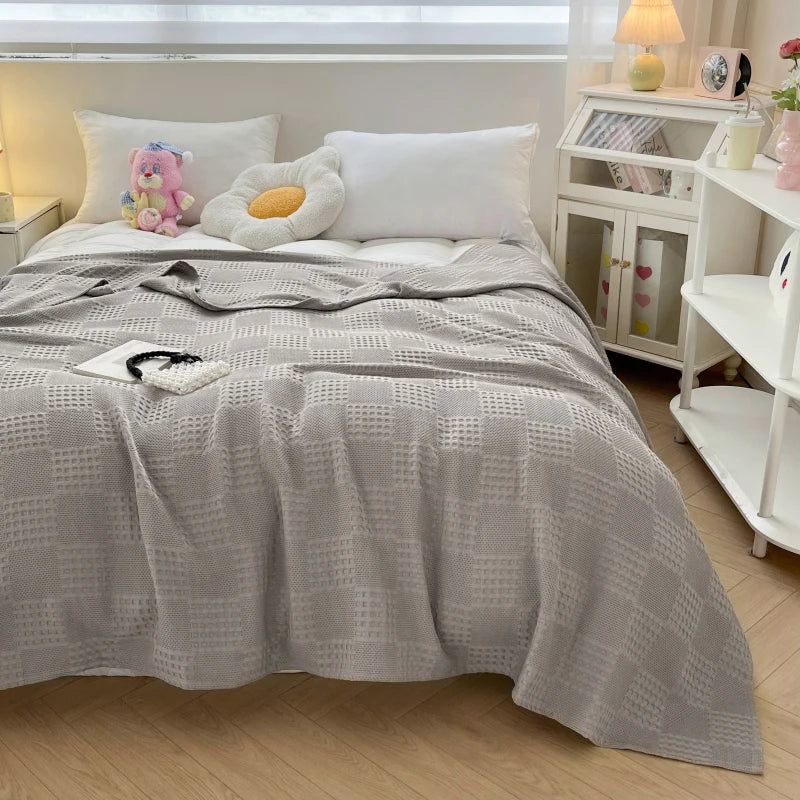 The Sacred Waffle Weave Throw