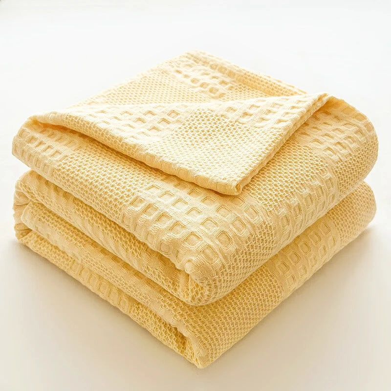 The Sacred Waffle Weave Throw