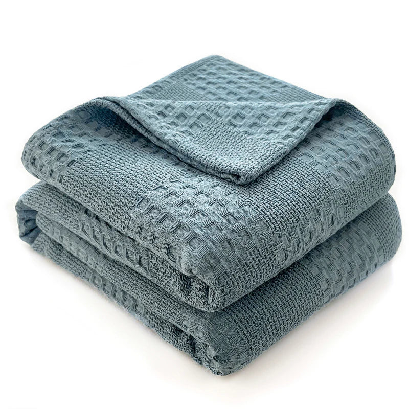 The Sacred Waffle Weave Throw