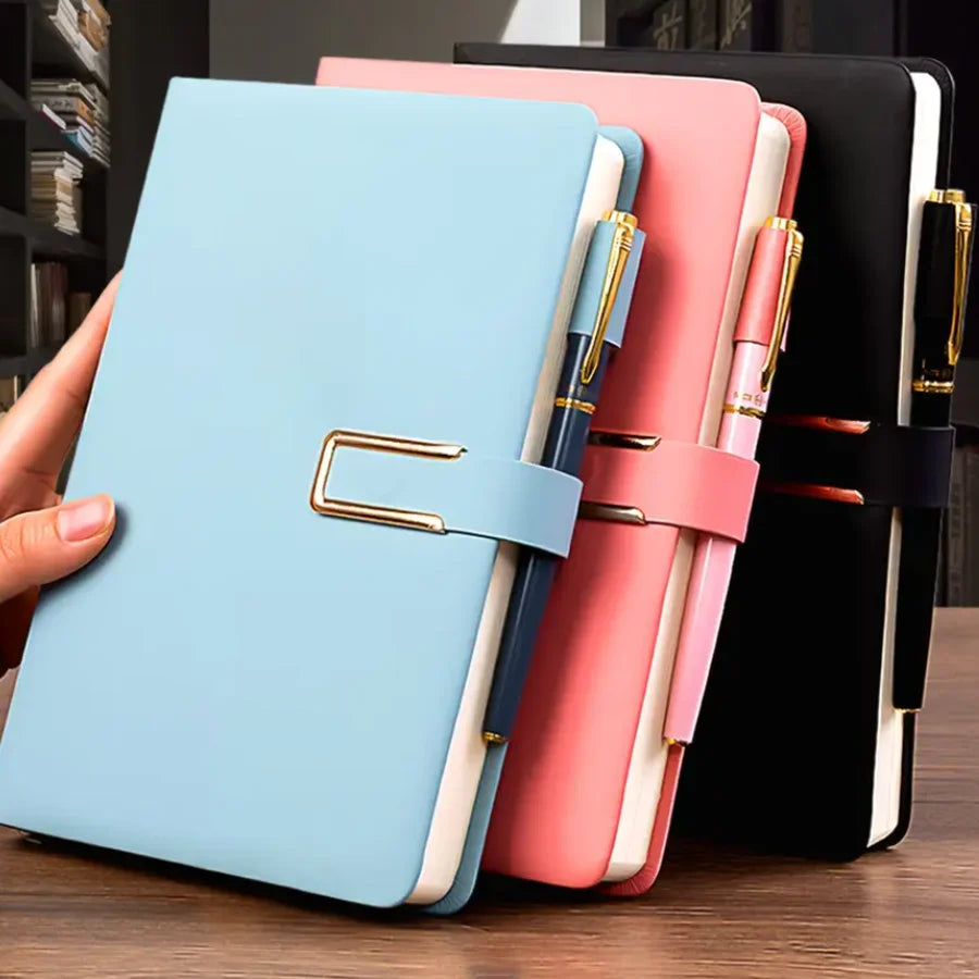 Serene Soft Leather A5 Notebook-Personalized Daily Journal