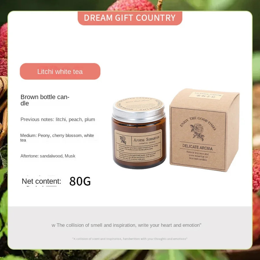 Hearth & Amber Glass Candle