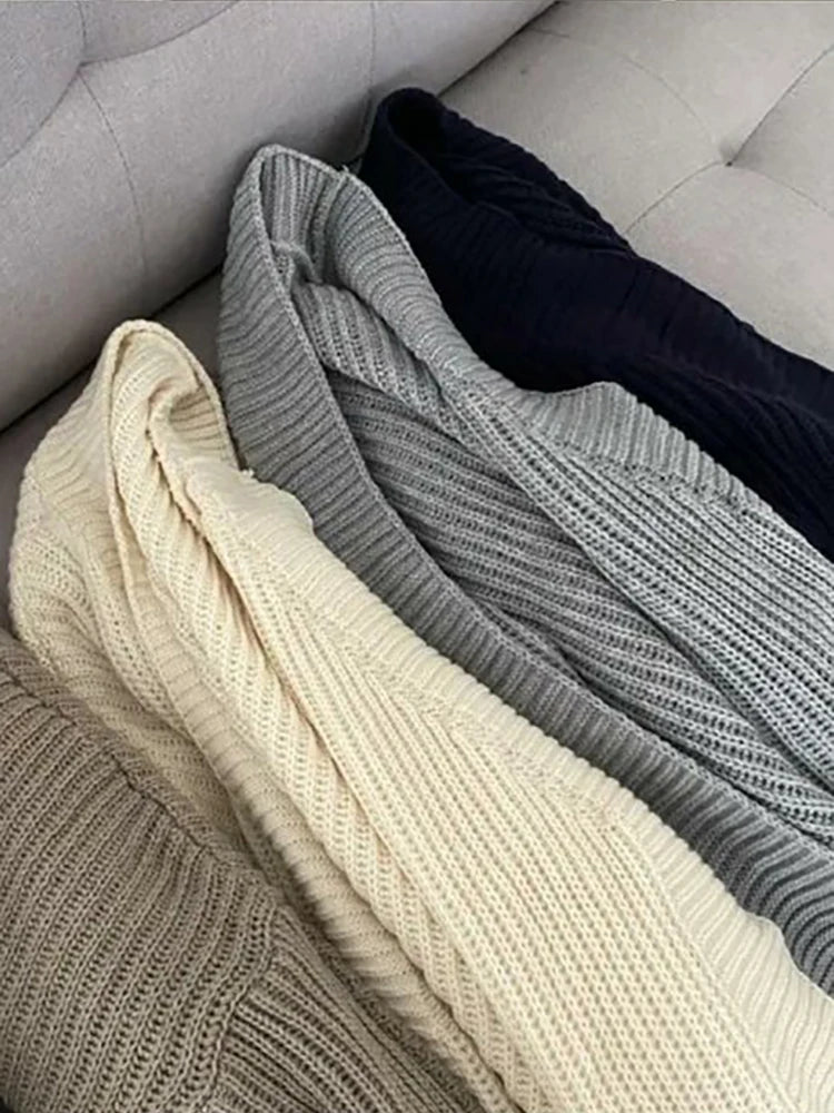 Seoul Slouch Open-Front Cardigan