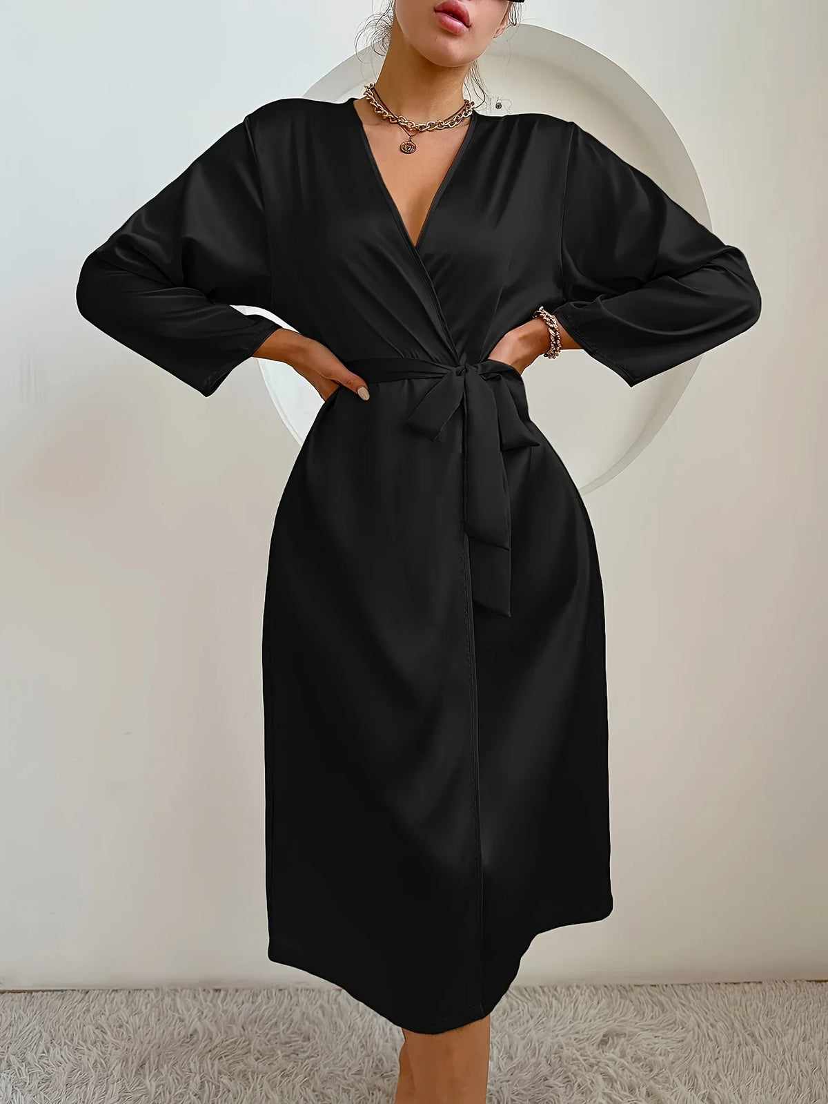 Divine Feminine Silk Comfort Robe