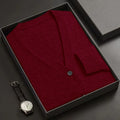 Men's Classic V-Neck Knitted Cardigan Sweat (4 Pack)
