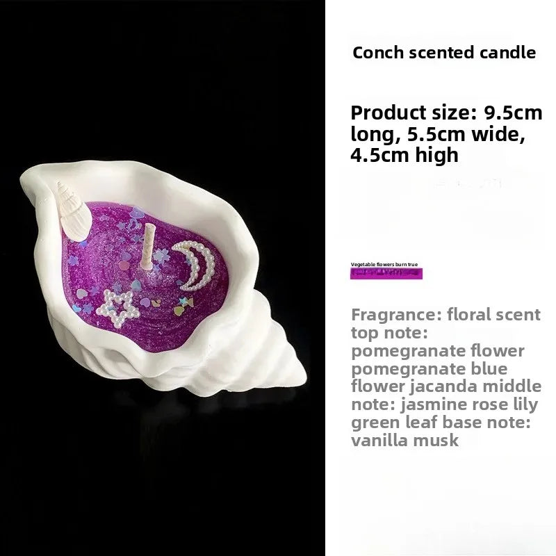 Coastal  Sanctuary Seashell Candle