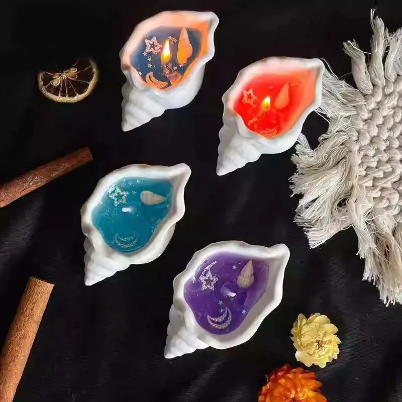 Coastal  Sanctuary Seashell Candle