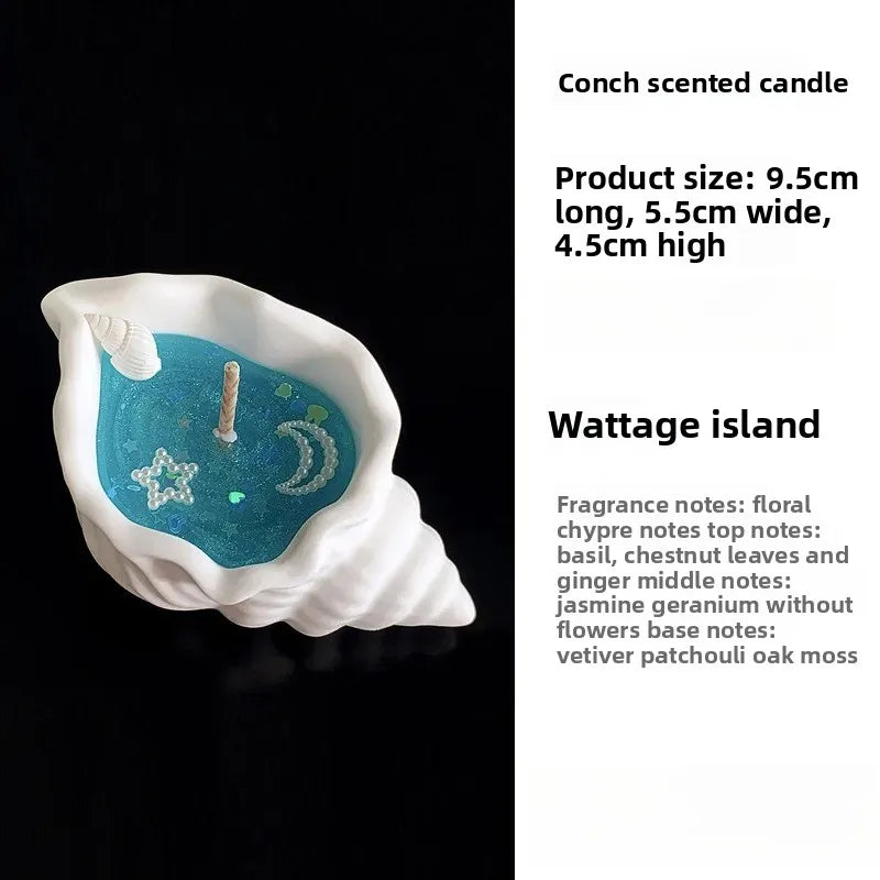 Coastal  Sanctuary Seashell Candle