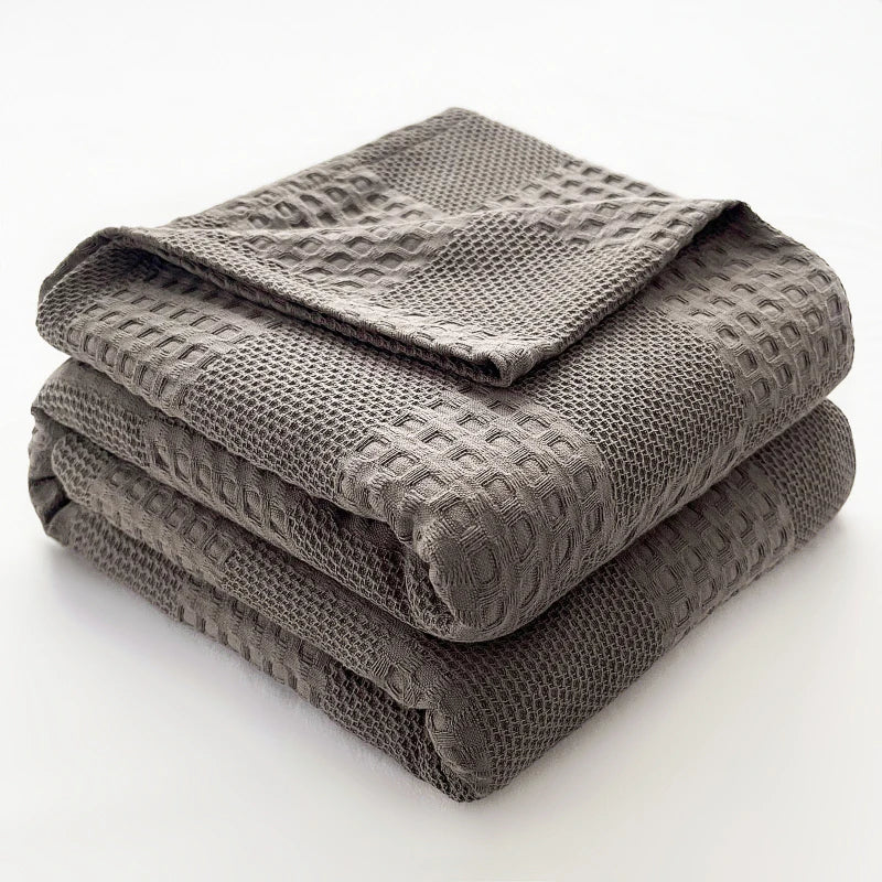 The Sacred Waffle Weave Throw