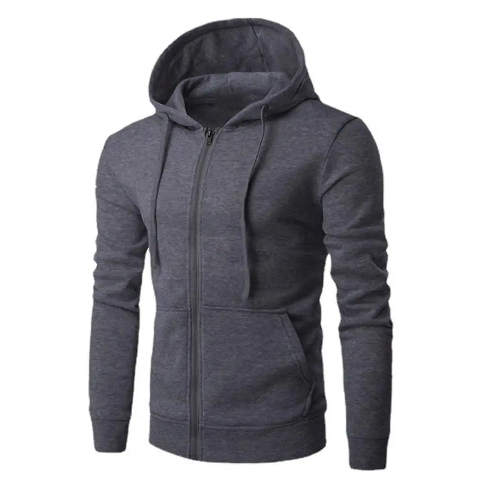 Men's Tailored Long-Sleeve Hoodie Coat